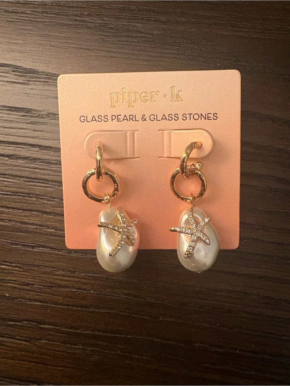NEW Piper K gold earrings